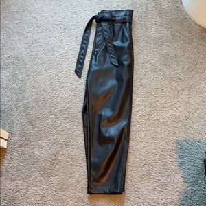 Bailey 44 Black Faux Leather Pants